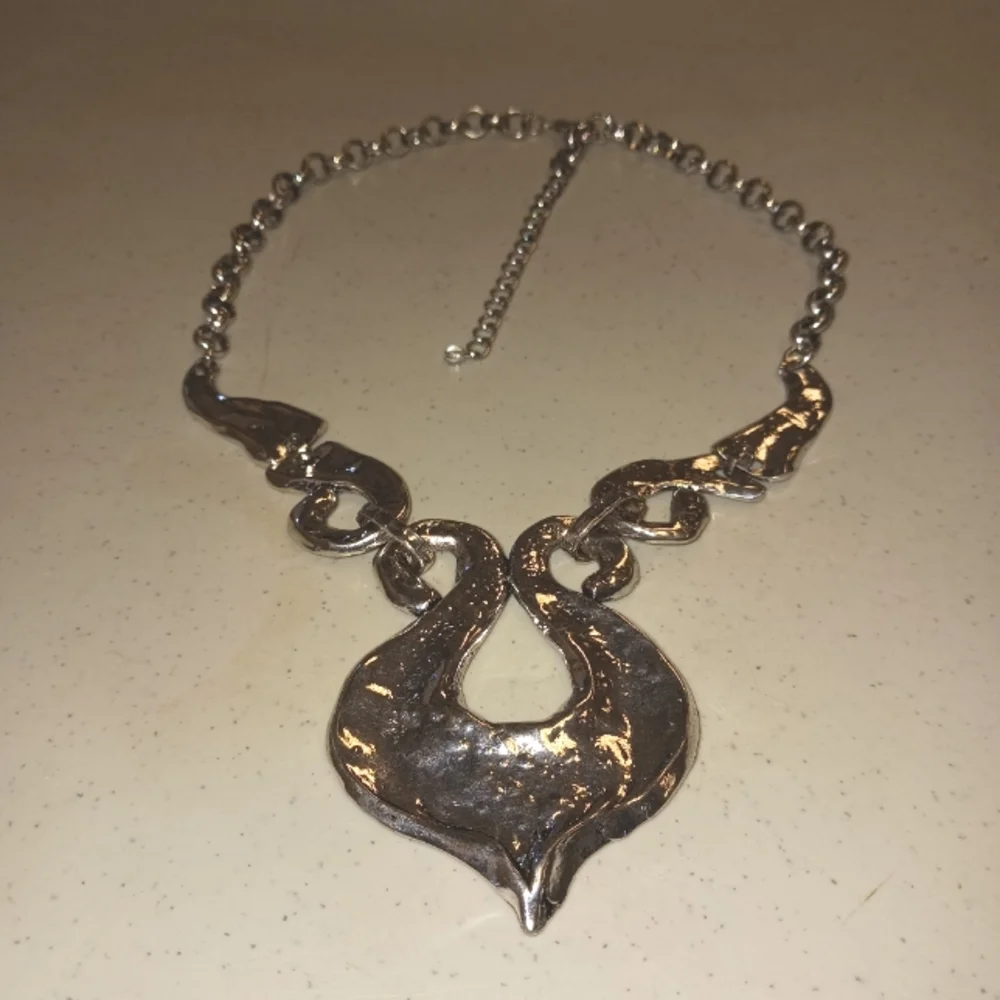 Hammered Statement Necklace